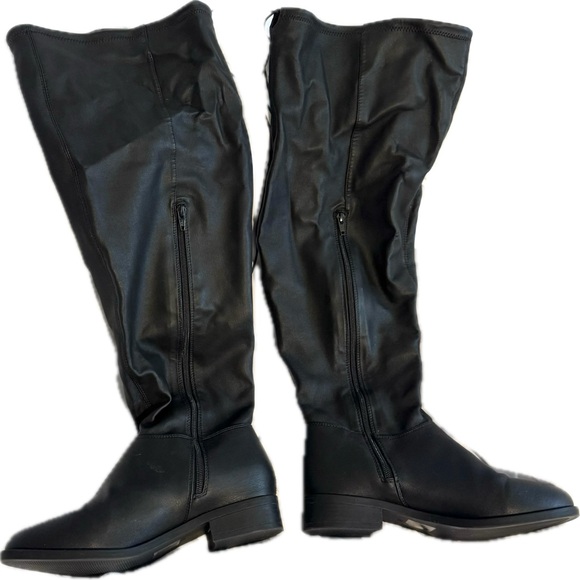 Additions-Elle ‘Piper’ 9W Black 24” Over Knee, High Boots Whimsigoth EUC - Picture 2 of 11